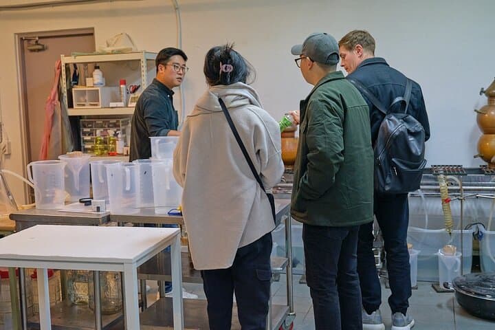 Soju Tasting at Distillery - story of 3 pigs