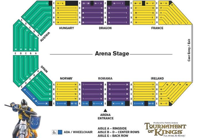 Tournament of Kings Dinner and Show at Excalibur Hotel and Casino