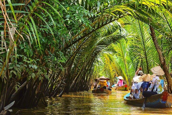 Tour di un'intera giornata per piccoli gruppi deluxe nel delta del Mekong