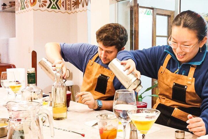 Peruvian Cooking Class Cocktails og markedstur i Cusco
