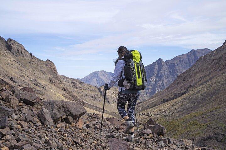 3 -Day Private Trekking in Toubkal Mountain via Azzaden Valley