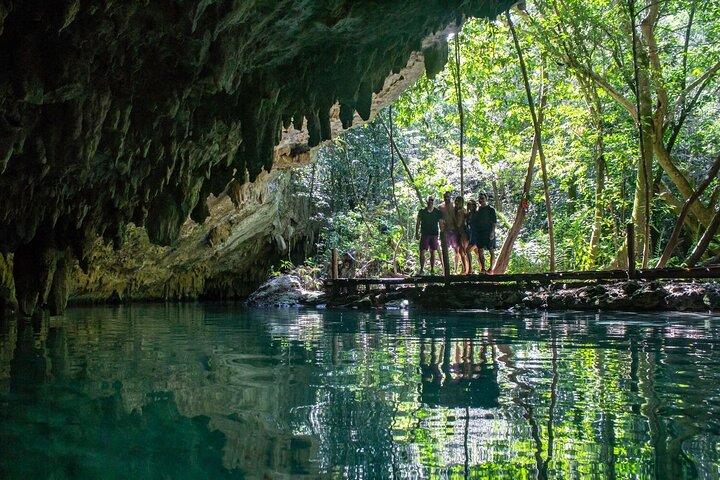 Experiencia de buceo de tulum frente a las ruinas mayas