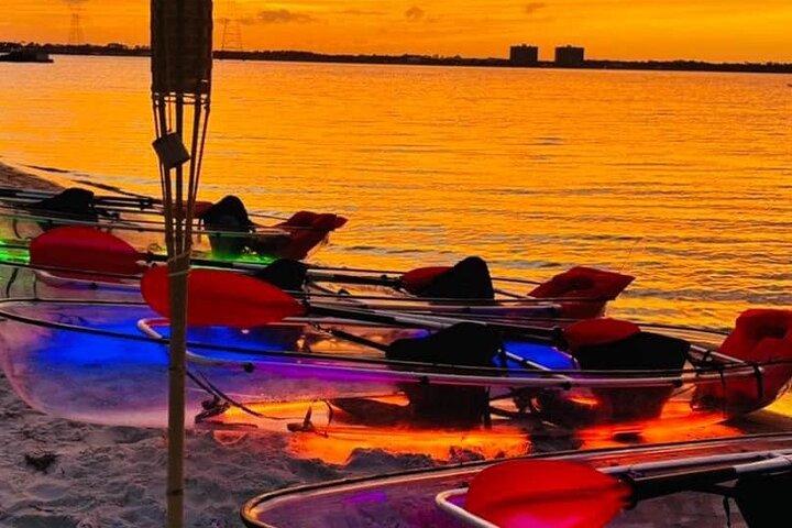 Tour notturno in kayak e paddleboard a Panama City Beach