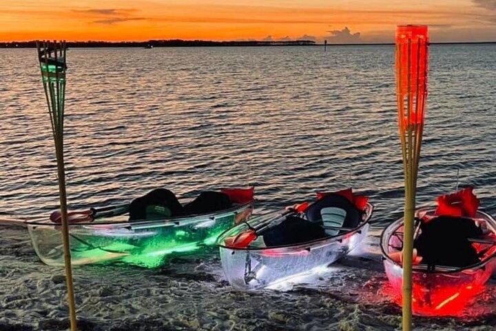 Tour notturno in kayak e paddleboard a Panama City Beach