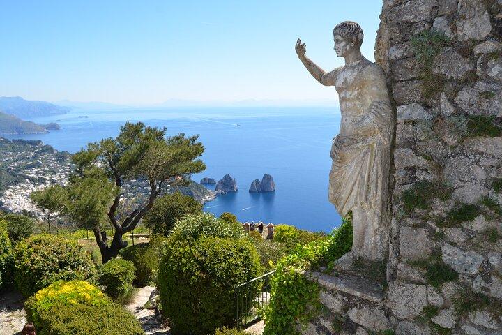 Capri, Anacapri & Blue Grotto van Capri Port Private Tour
