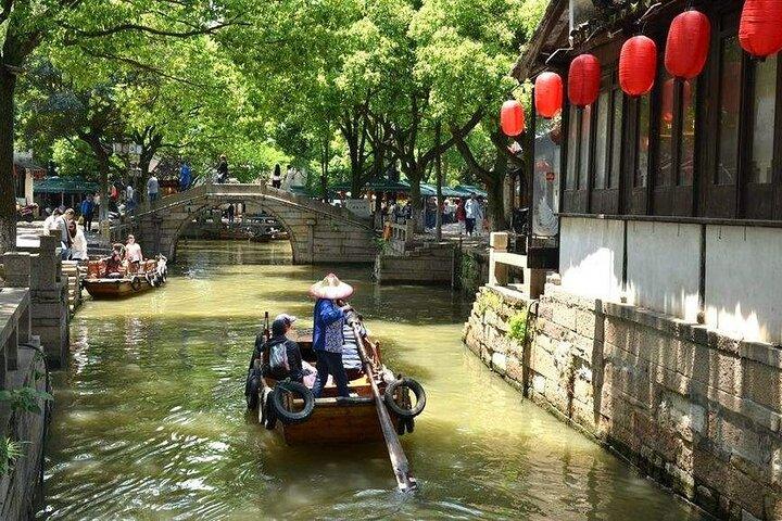 蘇州からのシックス アート ミュージアムとトンリ ウォーター タウンのプライベート ツアー