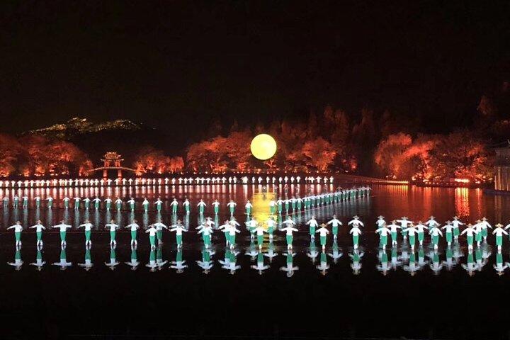 Souvenirs durables du billet du spectacle de Hangzhou avec transport privé