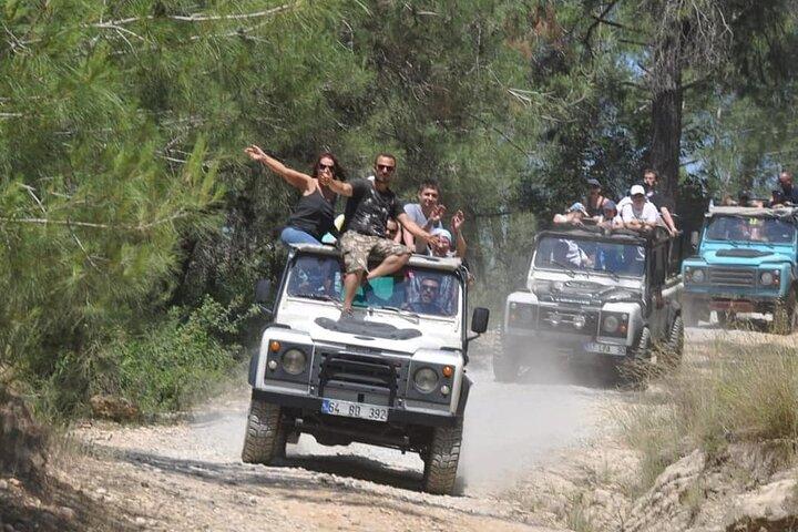 Jeep Safari Adventure con tour in barca di un'intera giornata a Side Turkey