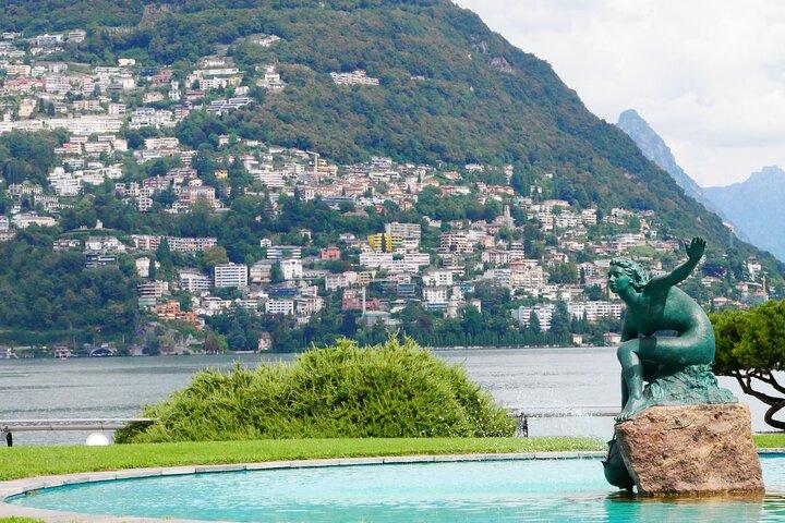 Como City og Lugano by private tur. To lande på én dag.