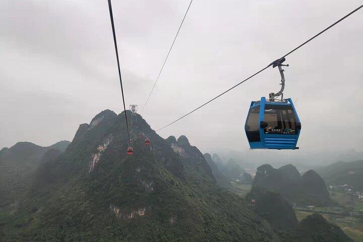 Visite privée d'une journée des montagnes à vol d'oiseau de Yangshuo