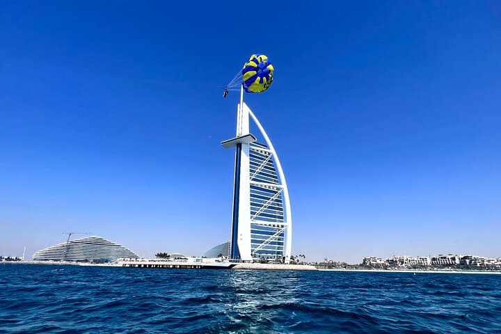 Parasailing in Dubai - Burj Al Arab View