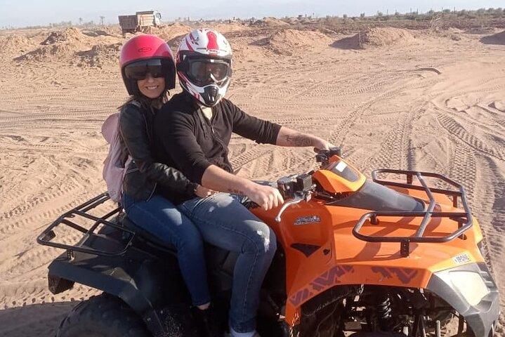 Quad and camel ride in the desert of the Palmeraie Marrakech
