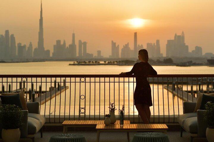 Dubai stadstour van een hele dag met premium dhow-cruisediner