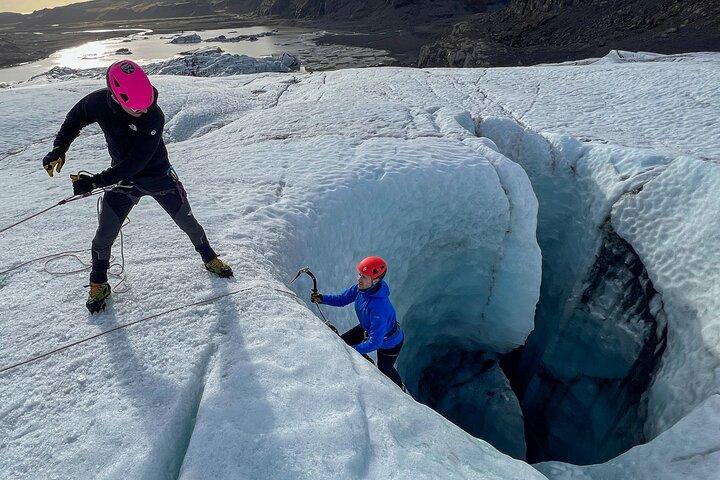 Aventure glaciaire à la visite privée de Sólheimajökull