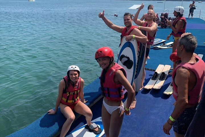 Halvdags wakeboard eller vandski i Krk Kroatien