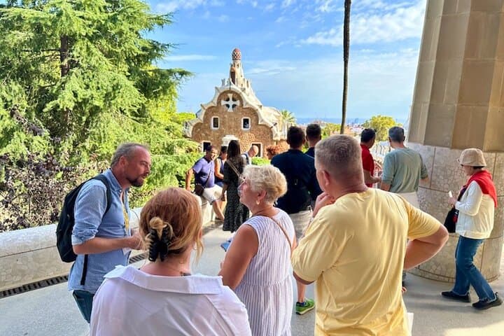Barcelona: Sagrada Familia & Park Guell Guided Tour + Transfer