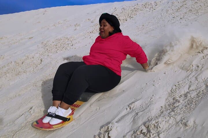 Glam Sandboarding in Cape Town Atlantis White Sand Dunes