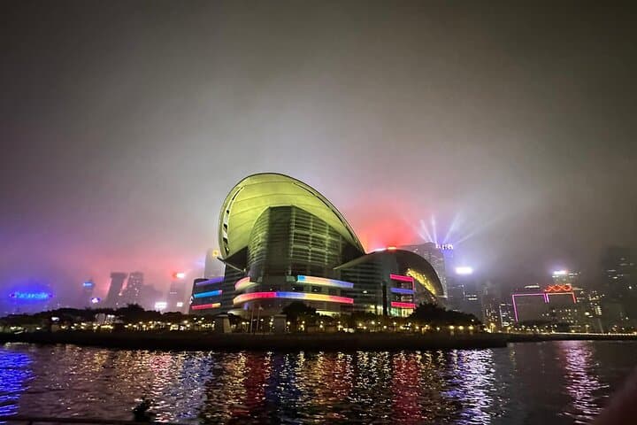 Private Night Harbour Boat Cruise in Hong Kong (15 people max)