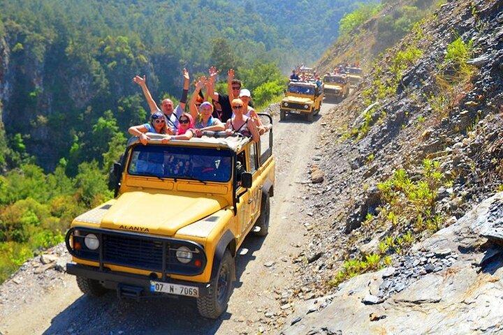 Raften, buggy, jeepsafari en zipline-ervaring in Antalya