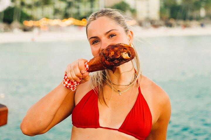 Jolly Pirate Sunset Grub en Grog Dinner varen op Aruba