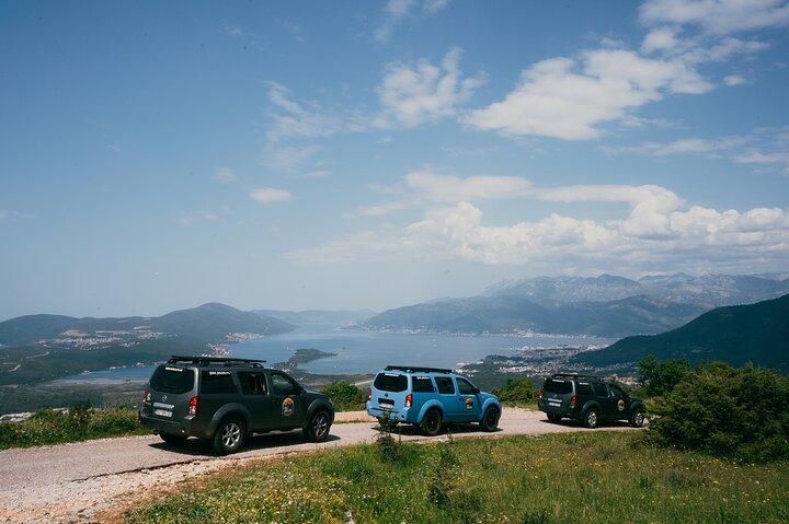 Kotor & Tivat Jeep Tour : Sentieri della Fortezza & Picnic Locale