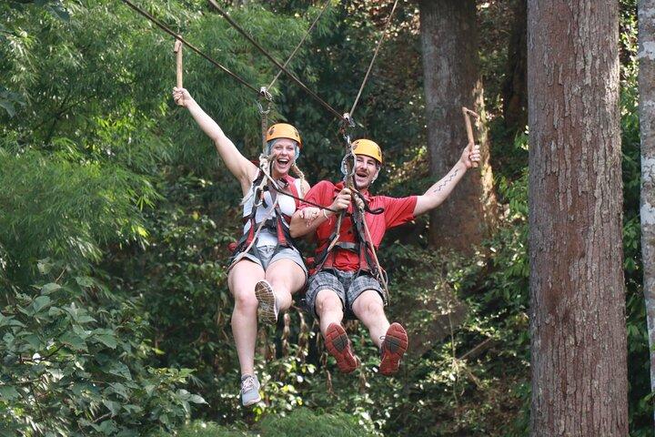 Jungle Flight Zipline Adventure fra Chiang Mai