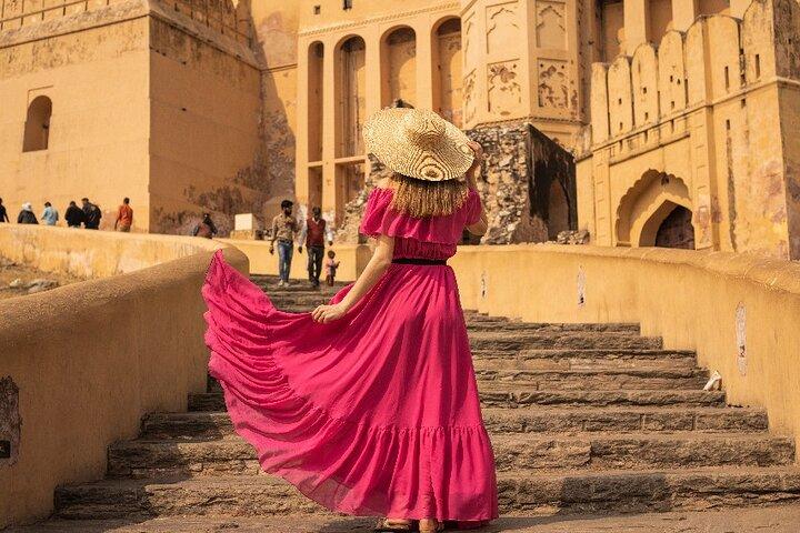 Lyksalig privat heldagstur til Heritage Pink City Jaipur
