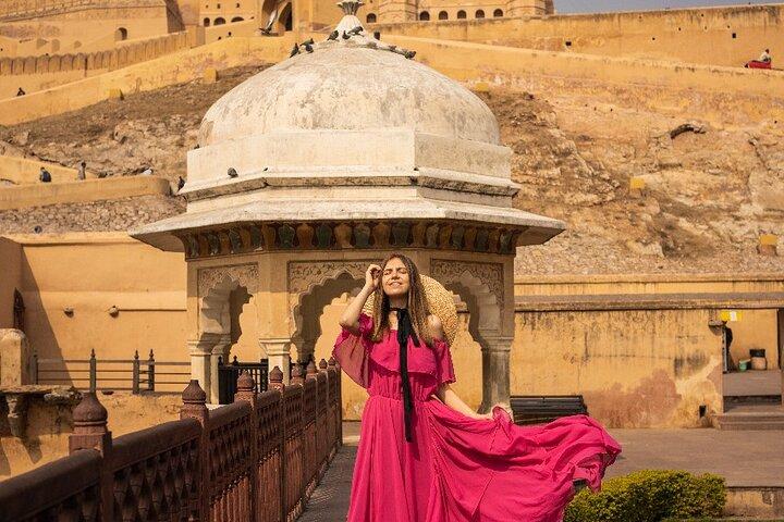 Lyksalig privat heldagstur til Heritage Pink City Jaipur