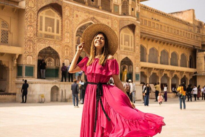 Lyksalig privat heldagstur til Heritage Pink City Jaipur
