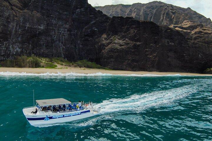 Katamaran privat charter af NaPali kysten på Kauai