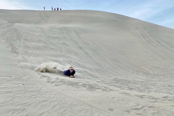 Volledige dag Nazca-lijnen (geogliefen) + Huacachina-oase (sandboarden)