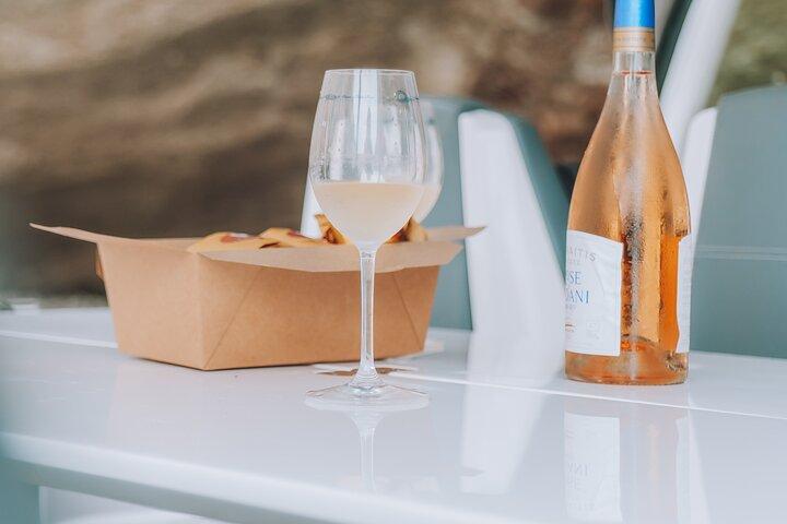 Privat bådtur til Antiparos, Despotiko, Blue Lagoon