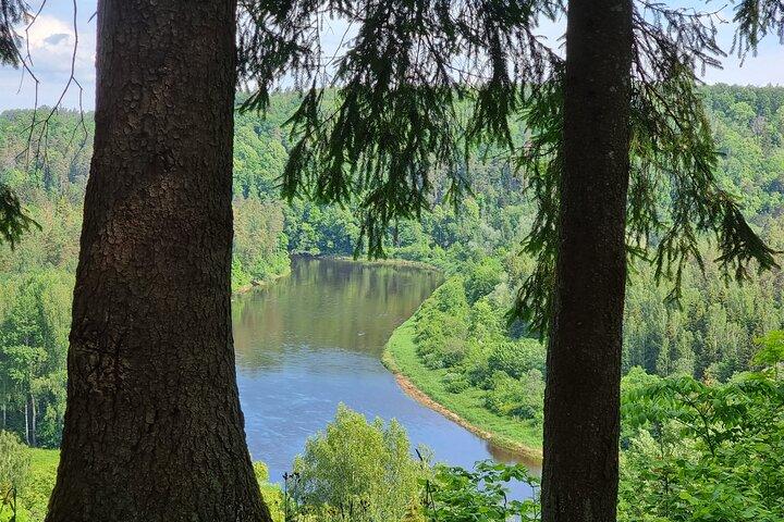 Randonnée à Sigulda - la Suisse lettone
