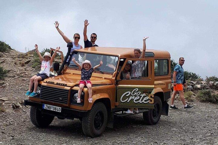 Entdecken Sie die Geheimnisse der Südkreta Jeep Safari Tour