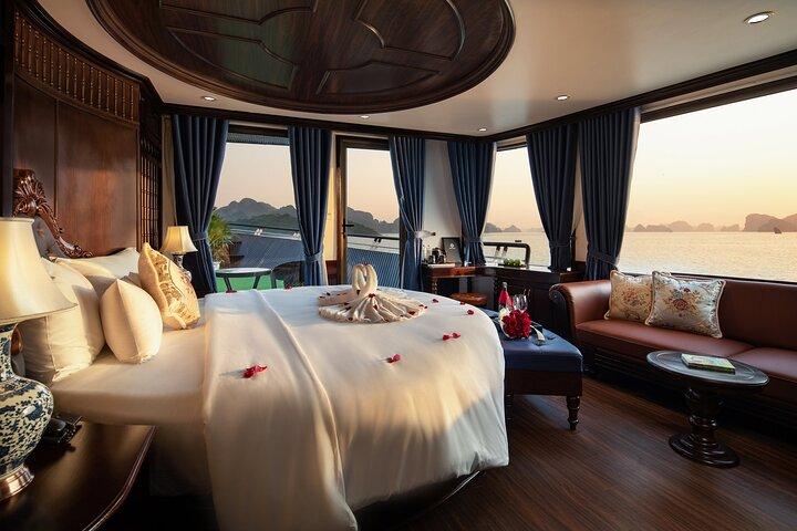 V.I.P Suite-hut op luxe 5-sterrencruise in Halong Bay (2D/1N)