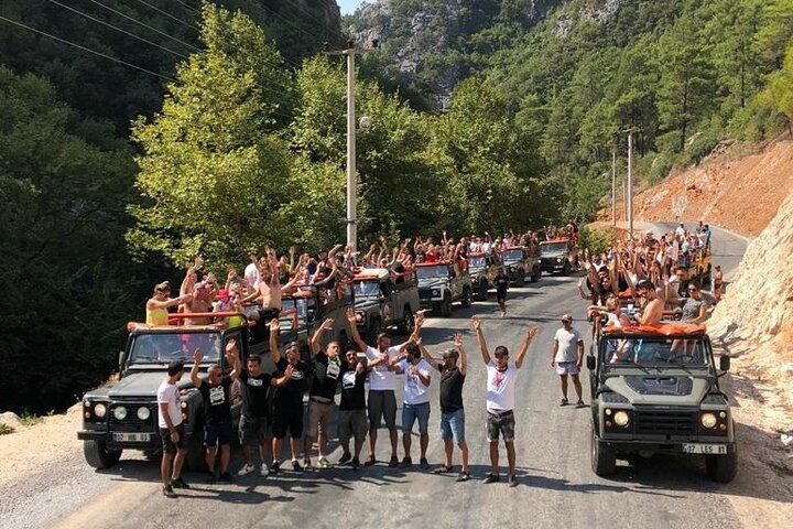 Jeep Safari Adventure con tour in barca di un'intera giornata a Side Turkey