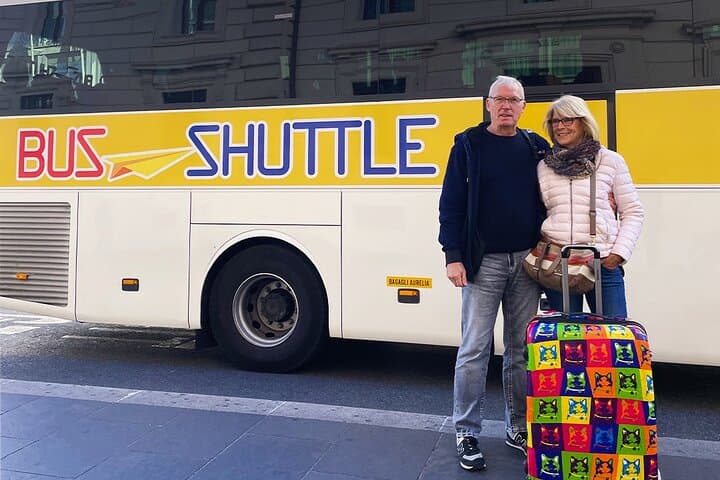 Fiumicino Airport Shared Shuttle Bus to Rome Termini & Vatican