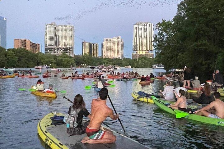 Downtown Austin Giant Paddleboard Sunset Tour with Bats