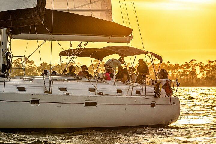 Sunset Dolphin Sail Aboard the Daydreams Sailboat