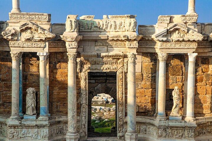 Excursão de um dia Pamukkale e Hierápolis de Antalya com almoço