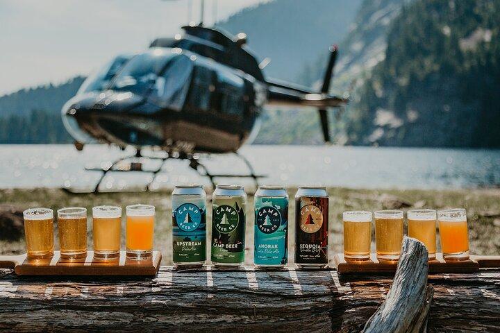 Backcountry Beer Tasting Heli-Tour e atterraggio (partenza SKY Hangar)