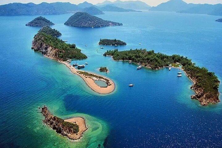 Excursion en bateau Fethiye 12 îles avec déjeuner et transferts