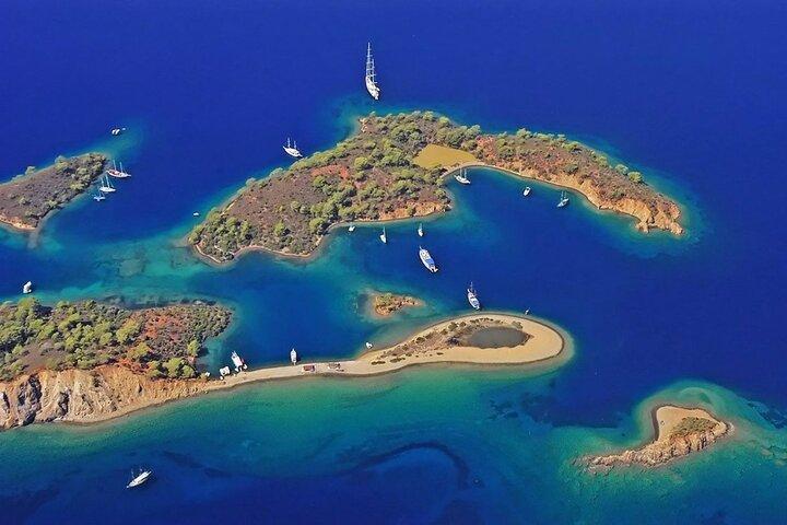 Excursion en bateau Fethiye 12 îles avec déjeuner et transferts