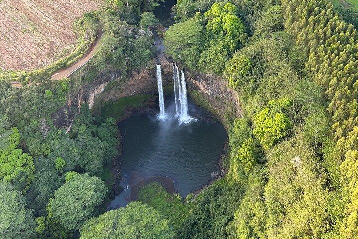 カウアイ島のプライベート体験:全窓側席ドアなし