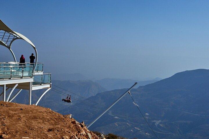 Guided Zipline Experience in Jebel Jais from Dubai
