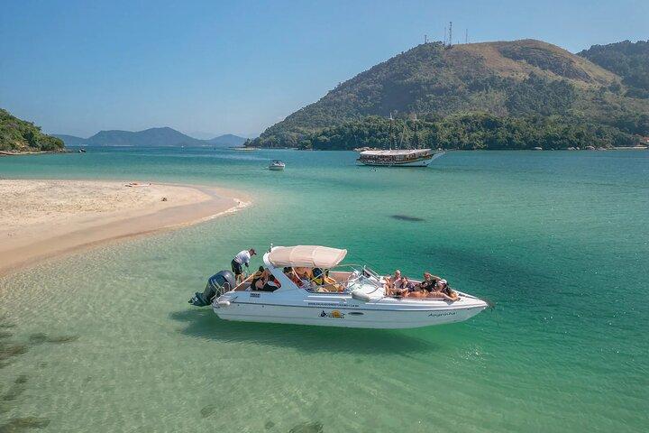 Promenade en bateau à moteur partagée - Super Blue Lagoon - Ilha Grande