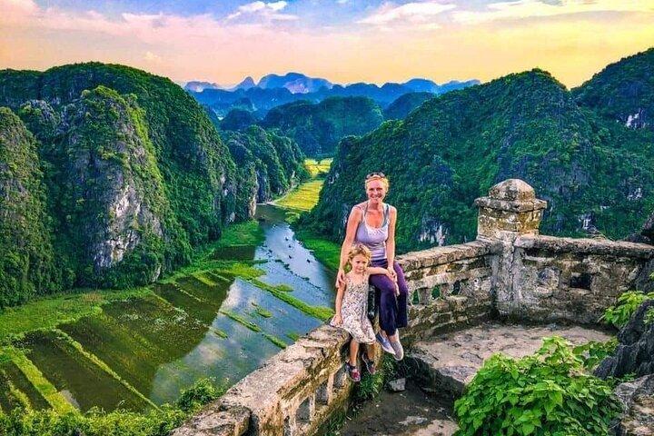 Luxe Bai Dinh-pagode, Trang An-boottocht en Mua-grot 1 dagtrip