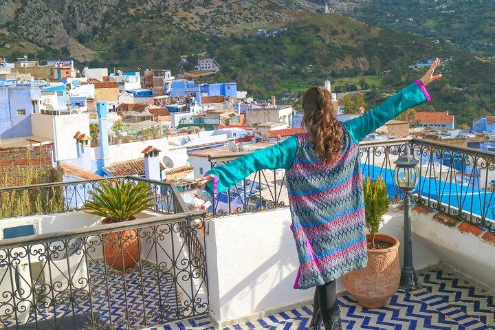 Vanuit Fez Private Magical Chefchaouen-dagtocht door de blauwe stad