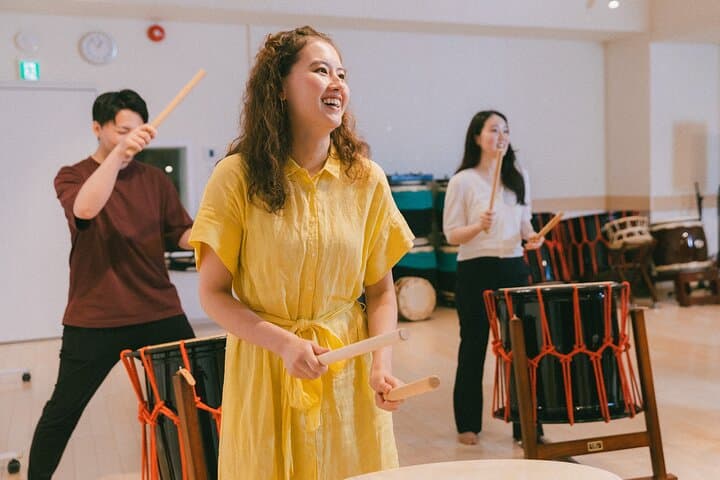 Taiko Japanese Drum Experience in Tokyo