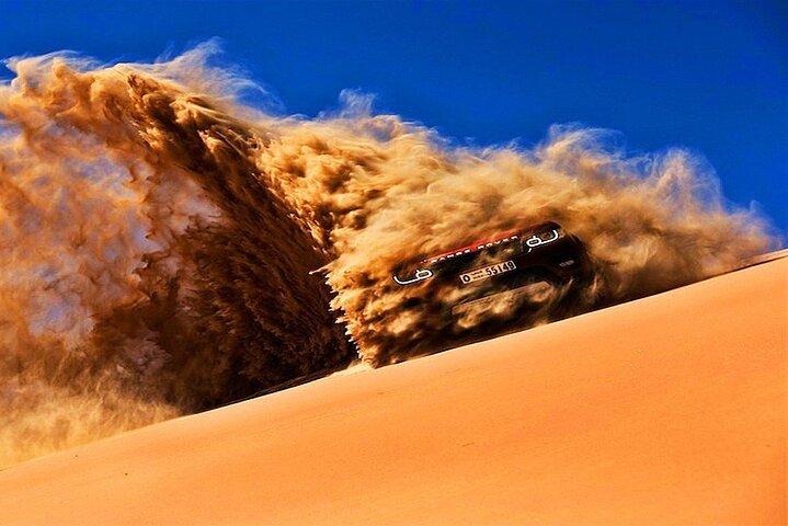 Abu Dhabi Desert Safari Dune Bashing, Came, Mavedans & BBQ